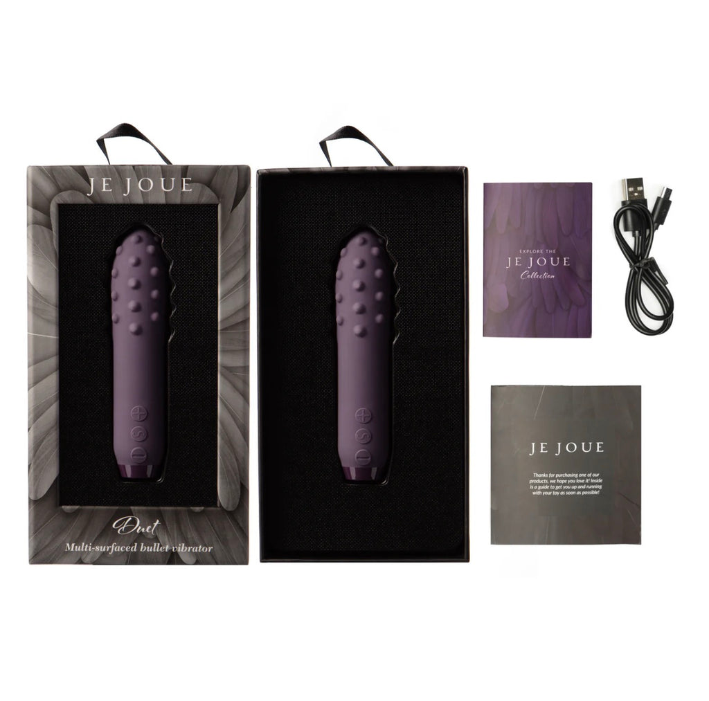 DUET BULLET VIBRATOR MULTI-SURFACED FOR INTENSE STIMULATION